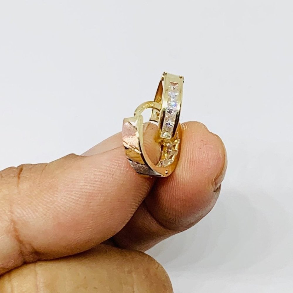 10k Solid Gold Earrings Huggies